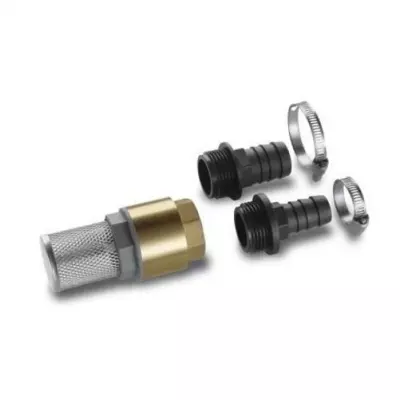 Kit complet d'aspiration KARCHER - Adaptateur 1/3/4 - Crépine inox