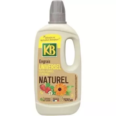 Engrais Naturel Universel 1L pour Plantes, Légumes et Fruits