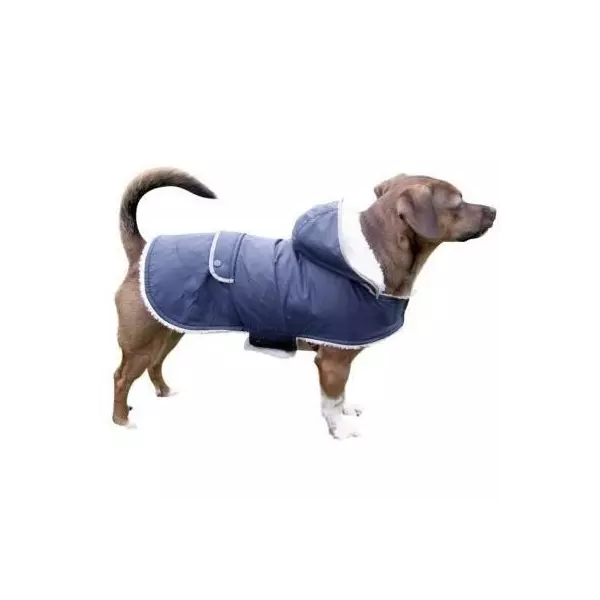 Manteau pour chien - KERBL - TEDDY - 55 cm - Bleu - Imperméable et coupe-vent