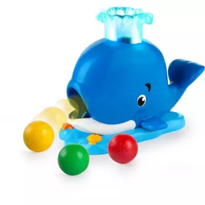 Jouet d'activité musical lumineux - BRIGHT STARTS - Baleine Sauteuse Amusante - 3 balles