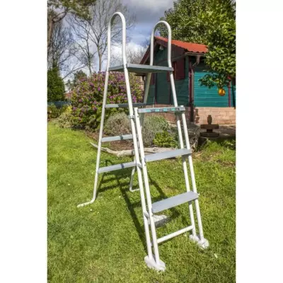 Kit Piscine Hors Sol Acier Ronde Grise Anthracite Ø370xH122