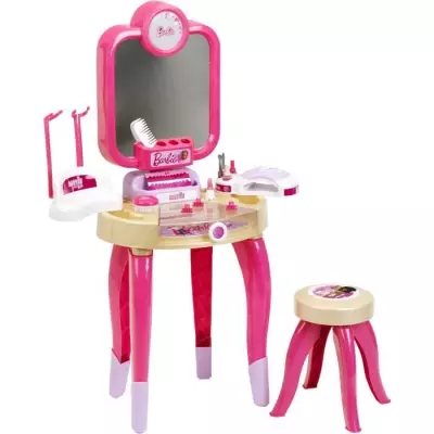 Jouet de beauté Barbie Happy Vibes - Complet avec accessoires et lumière