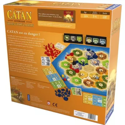 Jeu Catan Villes et Chevaliers - Extension stratégique !