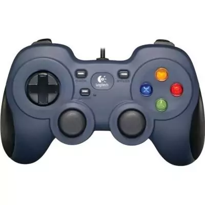 Manette PC - Logitech G - Gamepad F310 - Filaire - Bleu