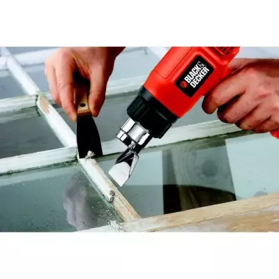 Décapeur Thermique BLACK+DECKER - 1750W, Grattoir Inclus