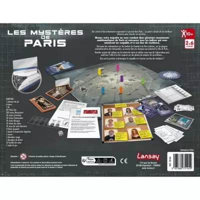 Jeux de société LANSAY - Les Mystères De Paris 10+