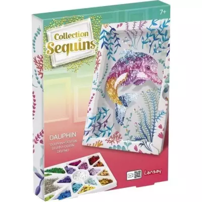 Jeu de création étincelant - LANSAY - Collection Sequins Dauphin