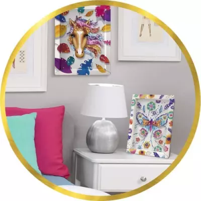 Kit loisir créatif - Cheval et sequins - Pour enfant 7+ ans