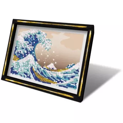 Kit loisir créatif LANSAY - Collection Sequins - La Grande Vague - Hokusai