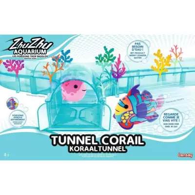 Zhu Zhu Aquarium - Tunnel Corail - Jeu de Figurines Miniatures