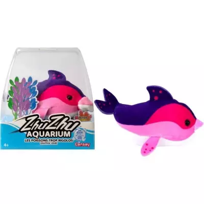 Figurine Miniature - Zhu Zhu Aquarium - Nina le Dauphin - Jeu pour Enfants