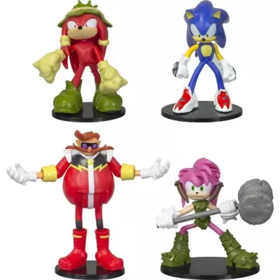 Figurines articulées SONIC - Collection de 4 personnages miniatures