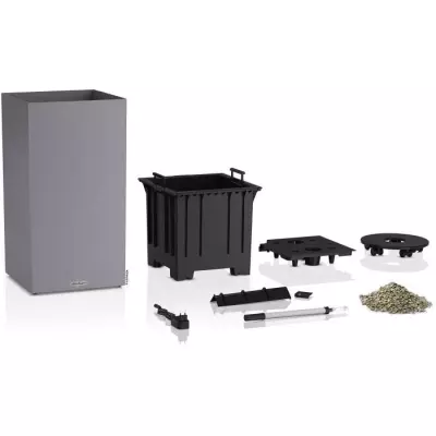 Jardinière LECHUZA avec Poignées Intégrées 446100 - Pot de Fleurs Design