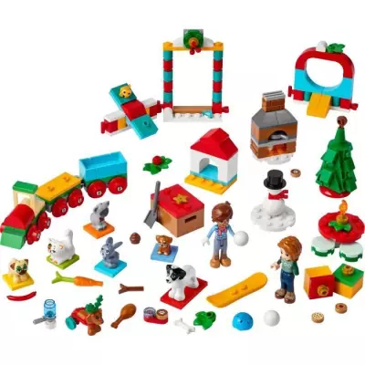 Calendrier de l'Avent LEGO Friends 2023 - 24 Cadeaux avec 8 Figurines d'Animaux