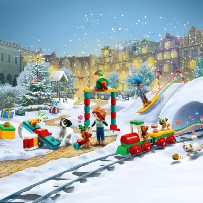 Calendrier de l'Avent LEGO Friends 2023 - 24 Cadeaux avec 8 Figurines d'Animaux