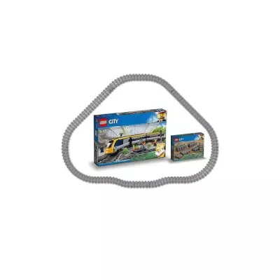 Pack de Rails LEGO City 60205 - Ensemble de Construction ferroviaire