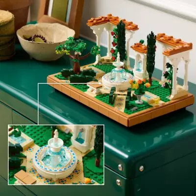 LEGO Icons 10359 Le jardin andalou - Voyage et jardinage