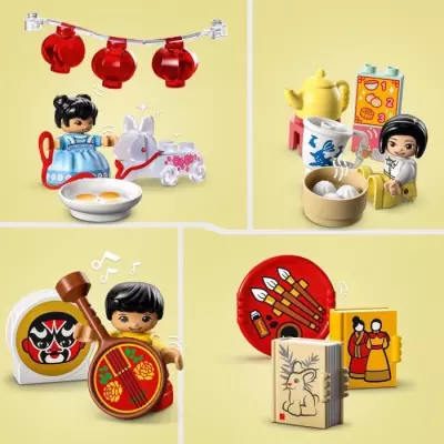 Découvrir la Culture Chinoise avec LEGO DUPLO 10411 - Jeu Éducatif pour Enfants de 2 Ans
