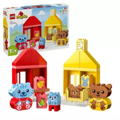 LEGO 10414 DUPLO: Jeu de Construction Mes Rituels Quotidiens - Le Repas et le Coucher