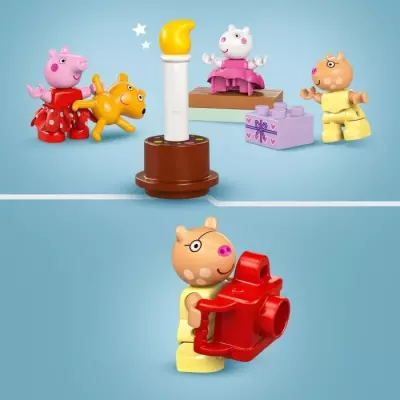 LEGO DUPLO 10433 La fête d'anniversaire chez Peppa Pig - Jeu de Construction