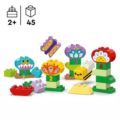 LEGO DUPLO Ma ville 10444: Jardin Créatif et Fleurs - Jeu de Construction