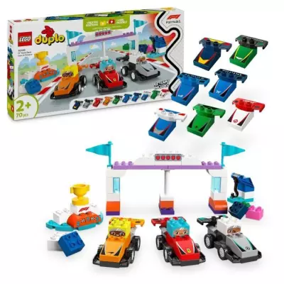 LEGO DUPLO Ma ville 10445 Voitures de course et pilotes d'une écurie de F1