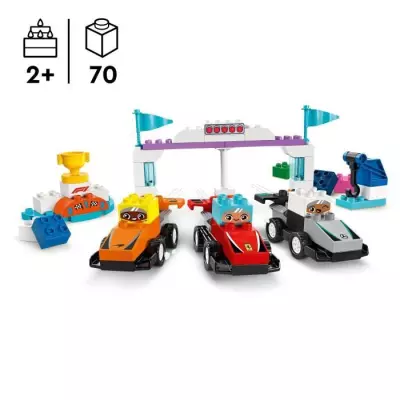 LEGO DUPLO Ma ville 10445 Voitures de course et pilotes d'une écurie de F1