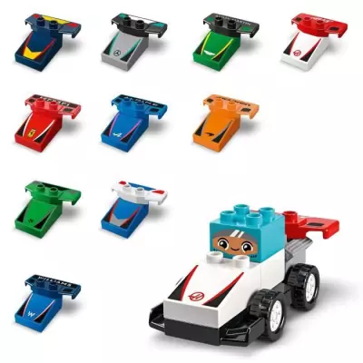 LEGO DUPLO Ma ville 10445 Voitures de course et pilotes d'une écurie de F1