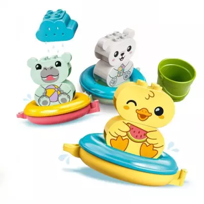 Jouet de Bain LEGO 10965 DUPLO - Train Flottant des Animaux - Multicolore
