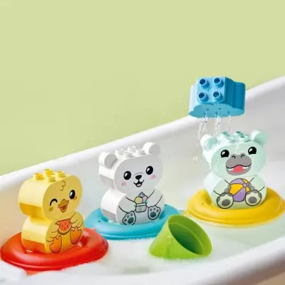 Jouet de Bain LEGO 10965 DUPLO - Train Flottant des Animaux - Multicolore