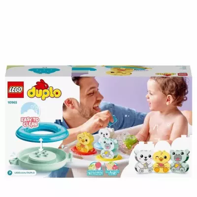 Jouet de Bain LEGO 10965 DUPLO - Train Flottant des Animaux - Multicolore
