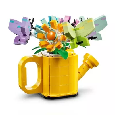 LEGO 31149 Les Fleurs dans l'Arrosoir: Jouet 3en1 avec Arrosoir et Bouquet