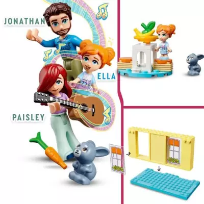 Découvrez la Maison de Paisley LEGO Friends 41724 - Idéal pour Enfants de 4 Ans!