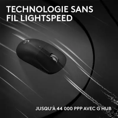 Souris - Sans fil - Logitech G - PRO X Superlight 2c - Noir