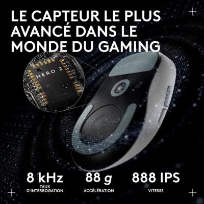 Souris - Sans fil - Logitech G - PRO X Superlight 2c - Blanc
