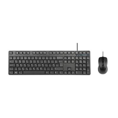 Targus AKM622ES clavier Souris incluse Universel USB QWERTY Espagnole Noir