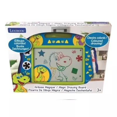 Ardoise Magnétique Enfant Dinosaure Multicolore - Effaçable & Amusant