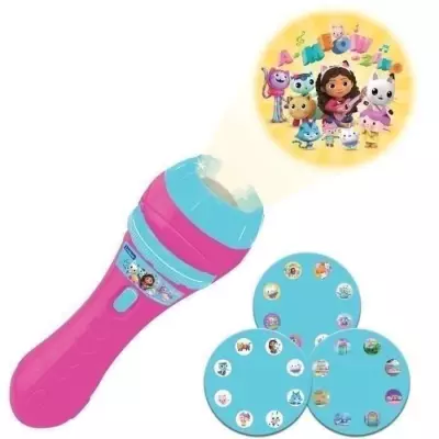 Projecteur à histoires et lampe torche Gabby et la Maison Magique - Accessoire de jeu pour enfants