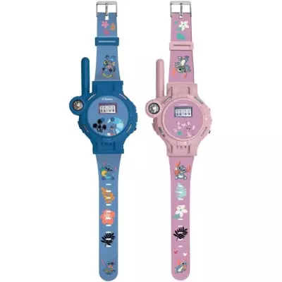 Montre digitale Stitch talkie-walkie: portée 200m