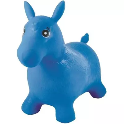 Cheval Gonflable Bleu LEXIBOOK pour Enfant de 3 ans et +