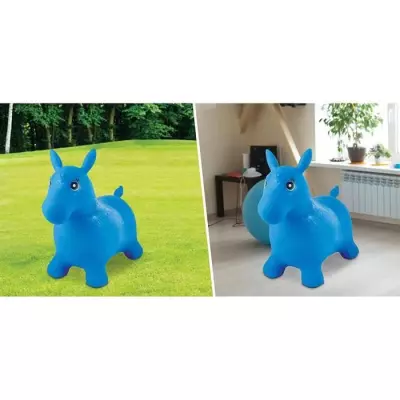 Cheval Gonflable Bleu LEXIBOOK pour Enfant de 3 ans et +