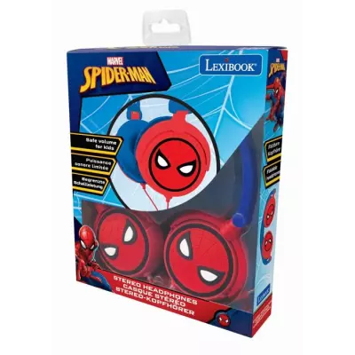 Casque stéréo pliable SpiderMan pour enfant