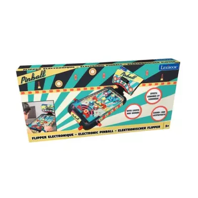 Flipper électronique LEXIBOOK pour enfants - Effets lumineux et sonores