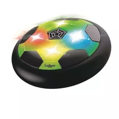 Jeu de foot aéroglisseur lumineux en mousse avec cages et ballon