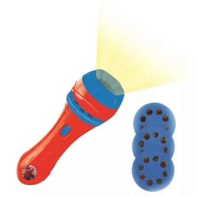 Projecteur et lampe torche Spider-Man - LEXIBOOK, idéal pour les enfants!