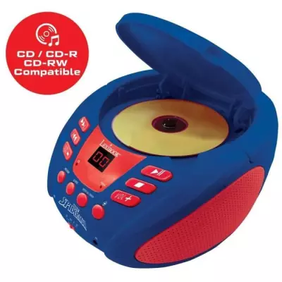 Lecteur CD Bluetooth Spider-Man avec Effets Lumineux - Dimensions compactes