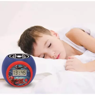 Réveil projecteur SPIDER-MAN avec minuteur - LEXIBOOK