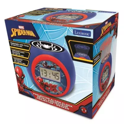 Réveil projecteur SPIDER-MAN avec minuteur - LEXIBOOK