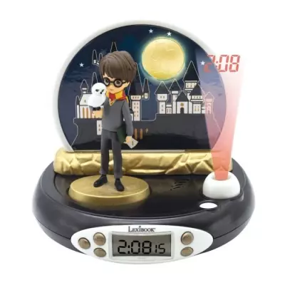 Réveil Projecteur Harry Potter 3D - Sons magiques - LEXIBOOK - Réveil Enfant