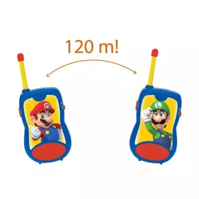 Talkies-Walkies Super Mario - Portée 120m - Fun et Pratique